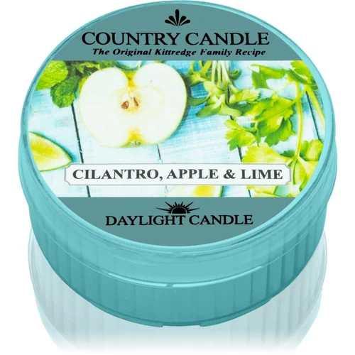 Country Candle Cilantro, Apple & Lime čajna sveča 42 g