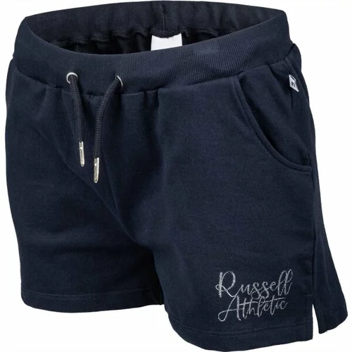 Russell Athletic SCTRIPCED SHORTS Ženske kratke hlače, tamno plava, veličina