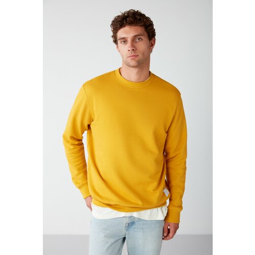 GRIMELANGE Sweatshirt - Yellow - Relaxed fit Cene