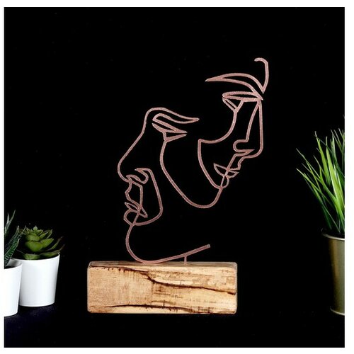Aberto Design dekorativni predmet faces - bronzano Slike