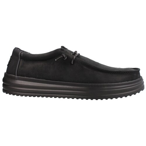 Hey Dude Slips on Hd45847 Rev Tumbled Leather Črna Slike