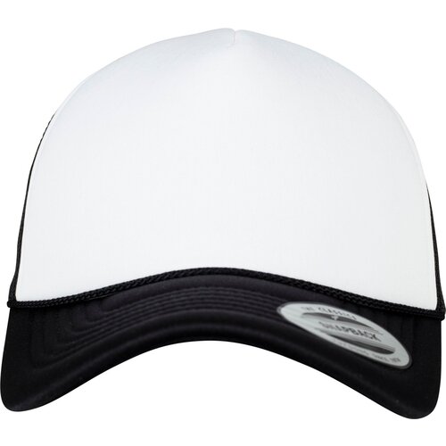 Flexfit Foam Trucker Cap Curved Visor blk/wht/blk Slike