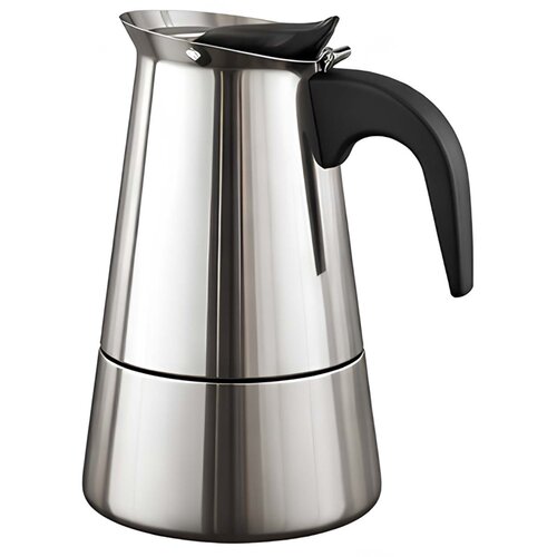 Cheffinger Moka kavni lonec inox za 9 skodelic, združljiv z indukcijo, Srebrna, (5000277339) Cene