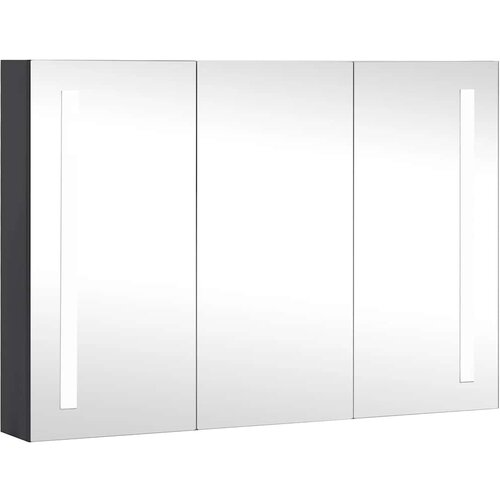 Maison Chic LED Kopalni&amp;scaron;ka omarica - Kopalni&amp;scaron;ki kabinet z ogledalom 89x14x62 cm, (21794765) Slike