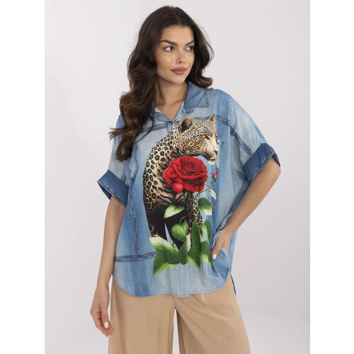 Italy Moda Shirt-DHJ-KS-19007-7.85-Blue Cene
