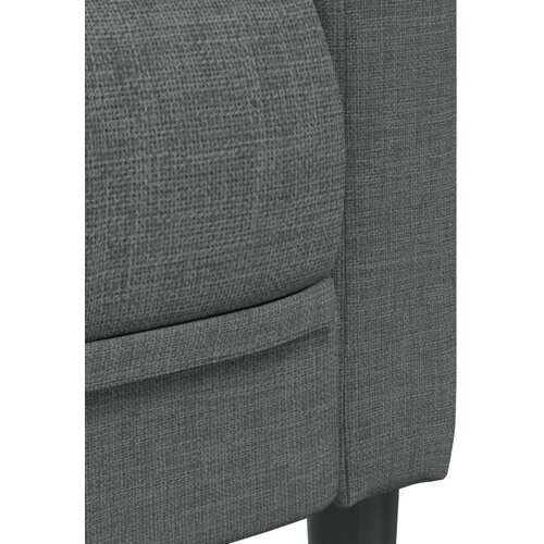  3-dijelni set sofa tamnosivi od tkanine Slike