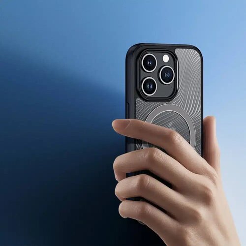 Dux ducis Aimo Mag &amp;ndash; armored maska kompatibilna sa MagSafe za Apple iPhone 15 Pro crna Slike