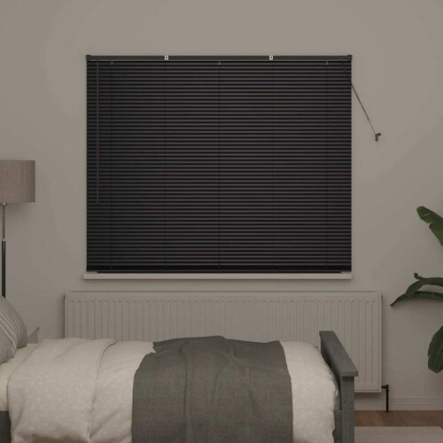  Venecijanski zastore Crna 175 x 155 cm Aluminij Slike