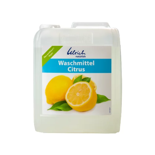Ulrich natürlich Tekoči detergent za pranje perila - Citrusi - 5 l