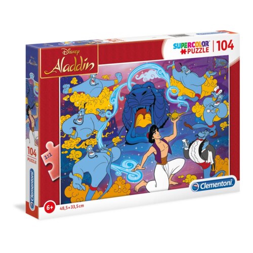Clementoni Aladdin Slagalica 104 kom Crtići Slike