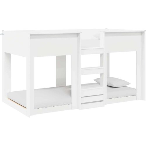  Krevet na kat za djecu Bijelo 75 x 190 cm Konstruirano drvo Slike