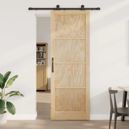  Klizna vrata ORKDAL Prirodna 83 x 232 cm Masivna borovina Cene