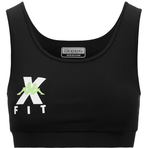 Kappa ženski sportski top kombat wkt etilea, crni Cene
