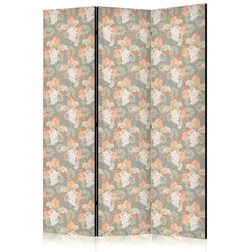  Paravan - Little Bouquets - Exotic Flowers and Leaves on a Gray-Green Background 135x172 Cijene