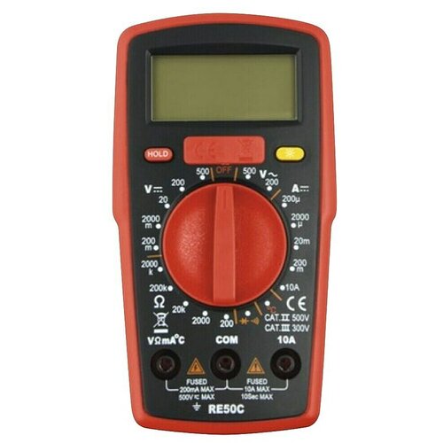 Digitalni multimetar 700 Thermo (Crvena, Crna) Cijene