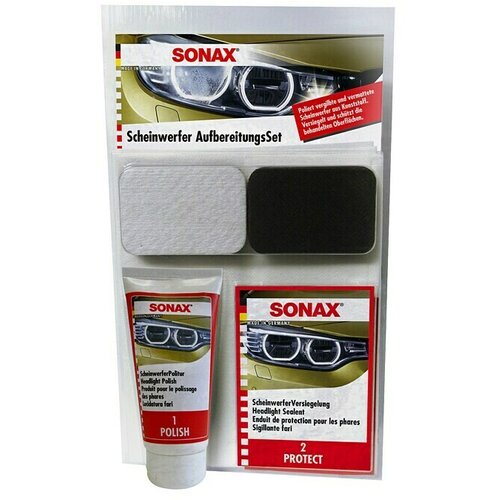Sonax komplet za restauraciju farova 89 ml Slike