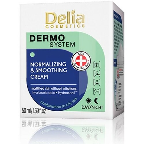 Delia krema za lice sa hijaluronskom kiselinom, vitaminom e i eteričnim Slike