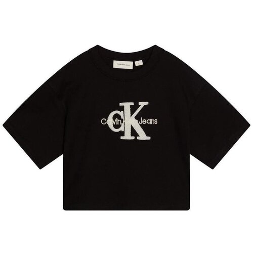 Calvin Klein Jeans Majice s kratkimi rokavi - Črna Cene
