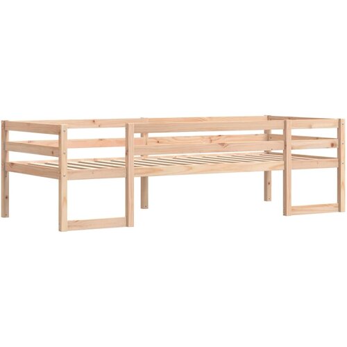 vidaXL Otroški posteljni okvir 75x190 cm trdna borovina, (21273608) Cene