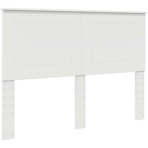  Okvir za krevet Bijelo 140 x 200 cm Konstruirano drvo Slike