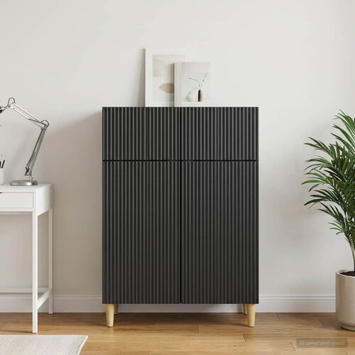  Kreveta s ladicama Crna 66 x 34,5 x 90 cm Konstruirano drvo Cijene