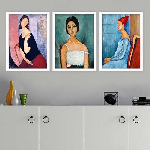 Wallity Set uramljenih slika 3BC_UN852364, 3 Dela Cene