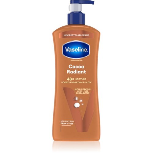 Vaseline Cocoa Radiant hidratantno mlijeko za tijelo s kakaovim maslacem 600 ml Cijene