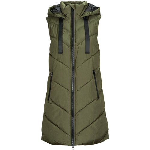 JDY Puhovke SKYLAR PADDED HOOD WAISTCOAT OTW NOOS Zelena Cene