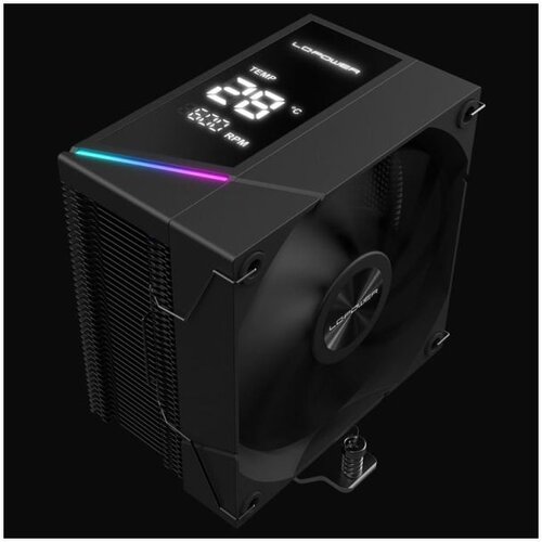 LC-Power LC-CC-120-DB6 Cooler DIGI series AIR Cooler 230w TDP, 120mm, Display Slike