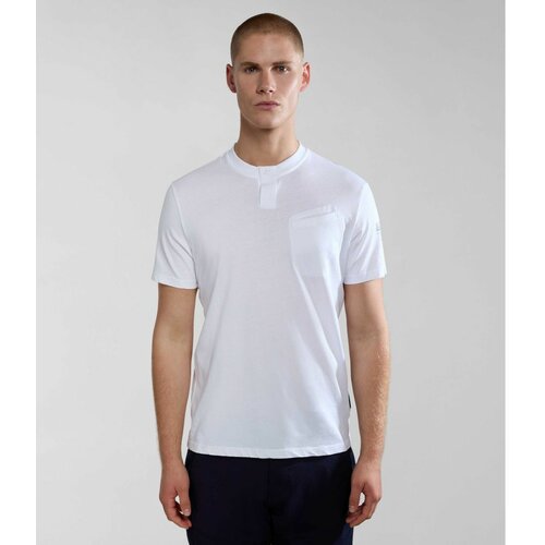 Napapijri muška majica  s-melville bright white 002  NP0A4HQL0021 Cene