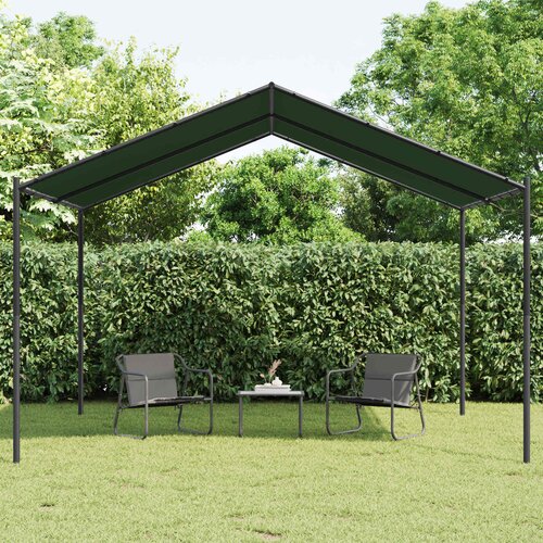 Gazebo 4 x 4 x 2,6 m Sivosmeđa Poliester i čelik Cijene