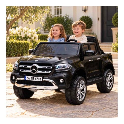  Dečiji automobil na akumulator - Licencirani Mercedes - Benz X Class 4 x 4 Dvosed - Crni ( SM-26303CC ) Slike