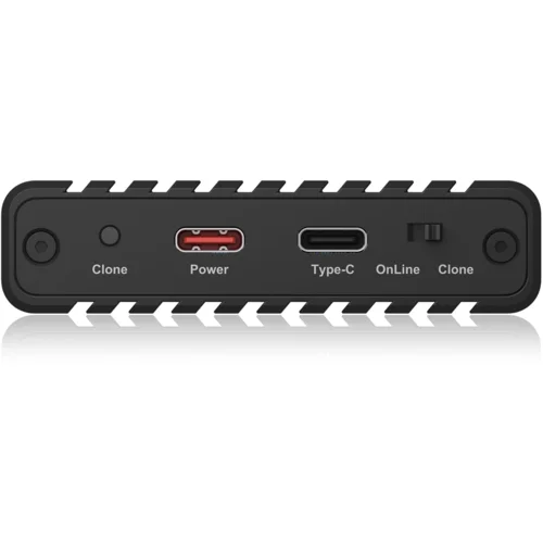 Icybox IB-2817MCL-C31 ohišje za 2 NVME SSD-ja s USB-C in USB-A priključkom, (20856378)