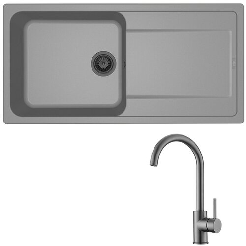 ELLECI Set Life 480 + slavina Vida Grafit/Cemento Cijene