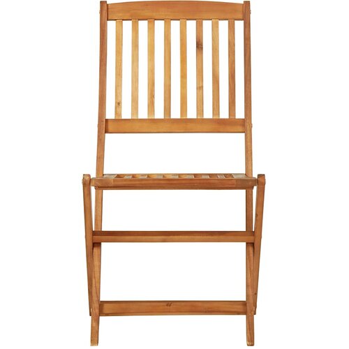  3-dijelni sklopivi vrtni blagovaonski set masivno drvo bagrema Smeđa 70 cm Slike