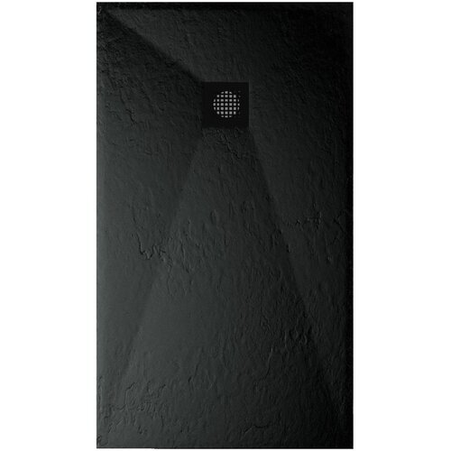Astral lithos tuš kada 140x80 - liveni mermer crna Cene