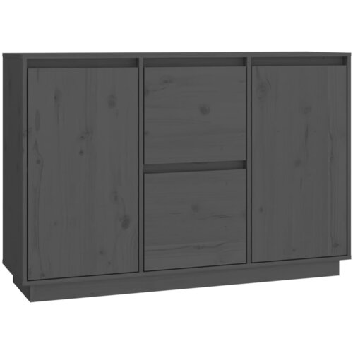 Maison Chic Komoda - Predalnik siva 111x34x75 cm trdna borovina, (21715896) Slike