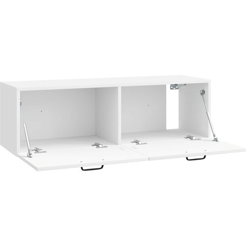 ormar za zid Zidne Bijela visokog sjaja 98 x 31 x 30 cm Slike