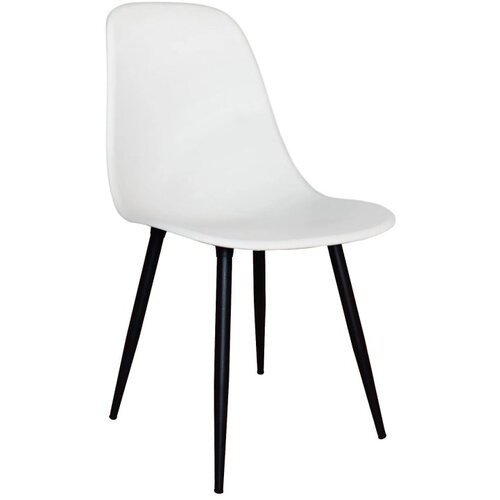 ABANT stolica bijela, metalne crne noge Cijene