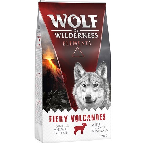 Wolf of Wilderness Varčno pakiranje "Elements" 2 x 12 kg - Fiery Volcanoes - jagnjetina Cene
