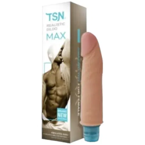 Lonely Max - realistični vibrator (17cm) - prirodan