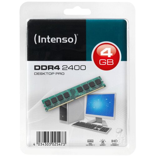  (Intenso) Memorija DDR4 4GB@2400MHz, CL17 - DDR4 Desktop 4GB/2400MHz Cijene