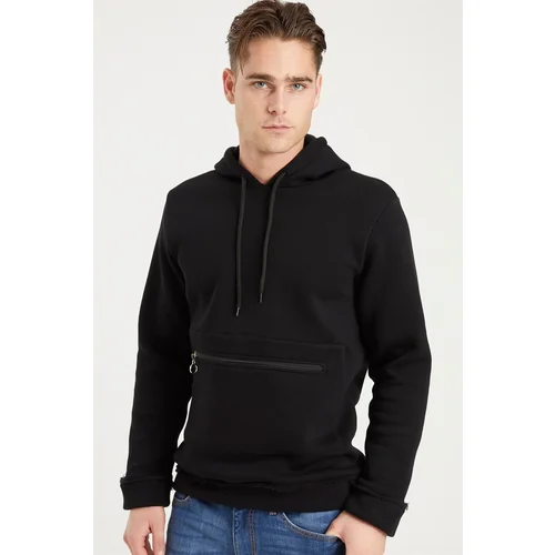 Dewberry 1043 MEN'S SWEATSHIRT-BLACK