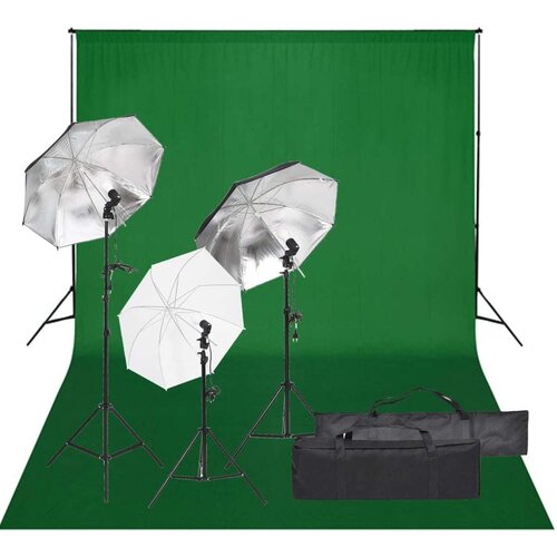  Oprema za fotografski studio sa setom svjetala i pozadinom Slike