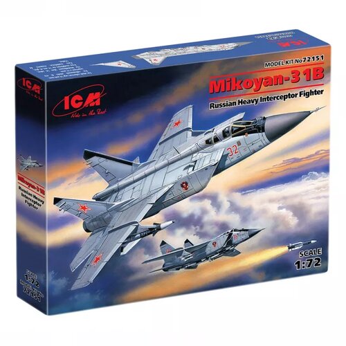 ICM model kit aircraft - Mikoyan-31B russian heavy interceptor fighter 1:72 Slike