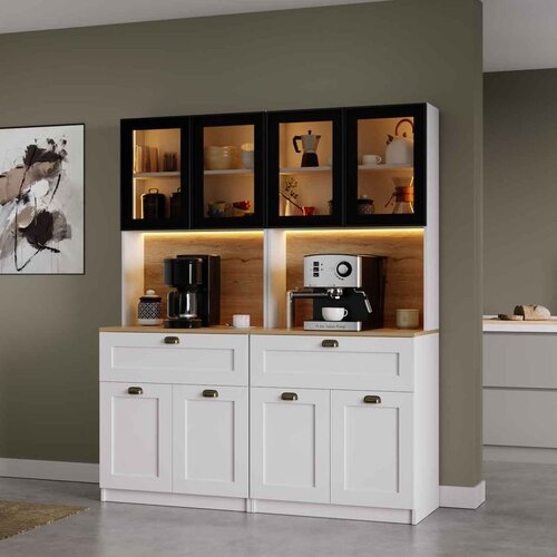 Hanah home ormar za kafe kutak Nero Twin 1600-226, 160 cm, beli Cene