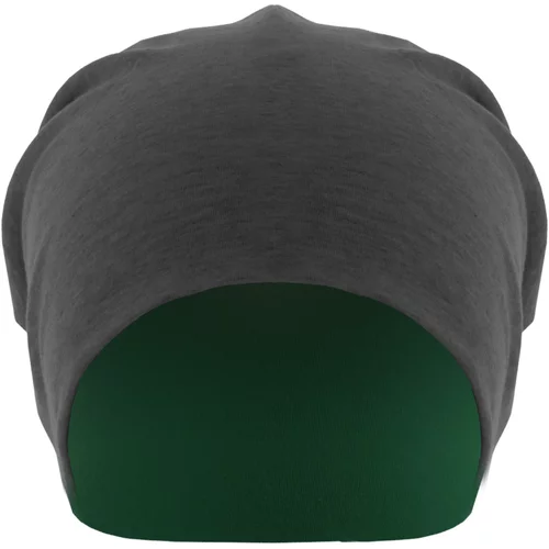 MSTRDS Jersey Beanie Double Sided H.Charcoal/Kelly