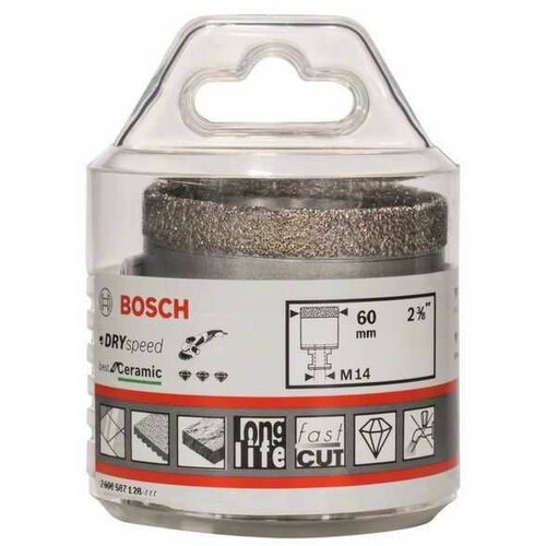 Bosch dijamantska burgija za suvo bušenje Dry Speed Best for Ceramic 2608587128/ 60 x 35 mm Slike