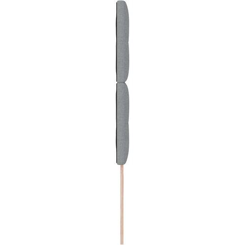 LED glava kreveta s LED trakama Svijetlo siva 90 cm tkanina Slike