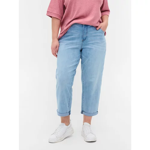 Zizzi Jeans hlače J10653A Modra Loose Fit